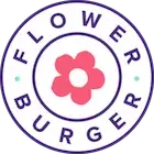Flower Burger decoration logo