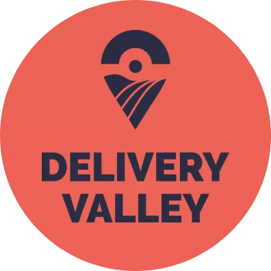 Delivery Valley decoration logo