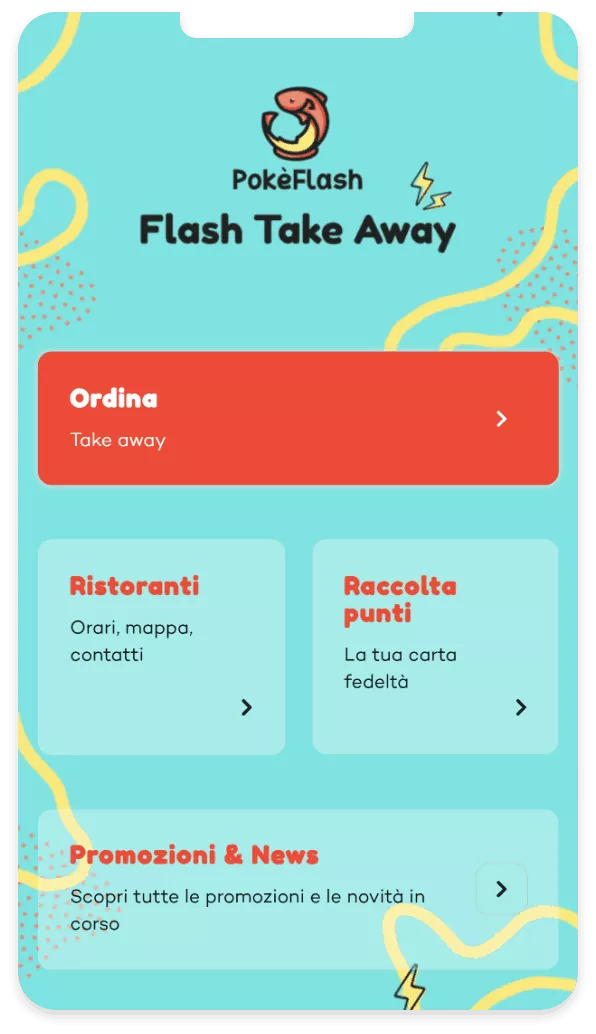 Screenshot of a customised Xmenu app for PokeRestaurant